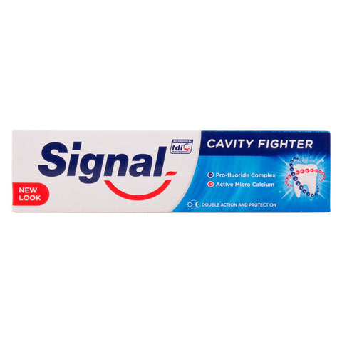 GETIT.QA- Qatar’s Best Online Shopping Website offers SIGNAL TOOTHPASTE CAVITY FIGHTER 100ML at the lowest price in Qatar. Free Shipping & COD Available!