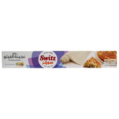 GETIT.QA- Qatar’s Best Online Shopping Website offers SWITZ THICK FILO PASTRY SHEETS 450 G at the lowest price in Qatar. Free Shipping & COD Available!