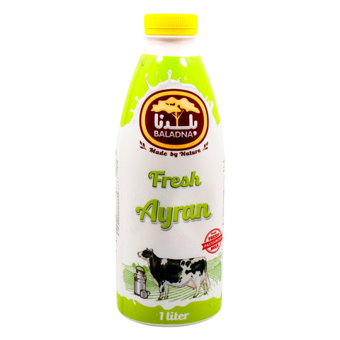 GETIT.QA- Qatar’s Best Online Shopping Website offers Baladna Fresh Laban Drink Ayran 1Litre at lowest price in Qatar. Free Shipping & COD Available!