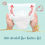 GETIT.QA- Qatar’s Best Online Shopping Website offers PAMPERS PREMIUM CARE PANTS DIAPERS SIZE 6-- 16+KG WITH STRETCHY SIDES FOR BETTER FIT 18PCS at the lowest price in Qatar. Free Shipping & COD Available!