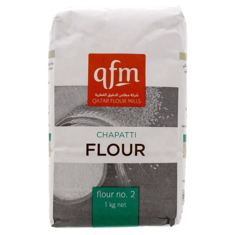 GETIT.QA- Qatar’s Best Online Shopping Website offers QFM CHAPATTI FLOUR NO.2 1 KG at the lowest price in Qatar. Free Shipping & COD Available!