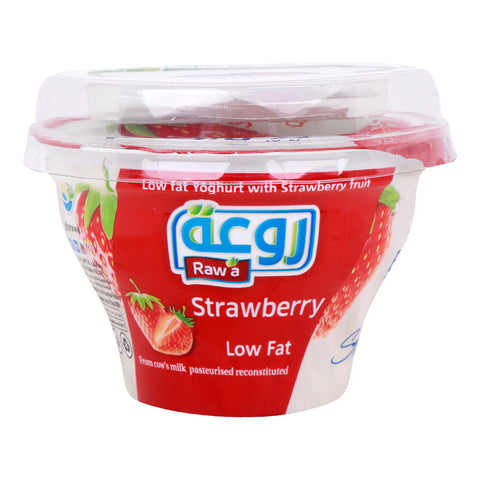 GETIT.QA- Qatar’s Best Online Shopping Website offers RAWA LOW FAT STRAWBERRY FRUIT YOGHURT 150 G at the lowest price in Qatar. Free Shipping & COD Available!