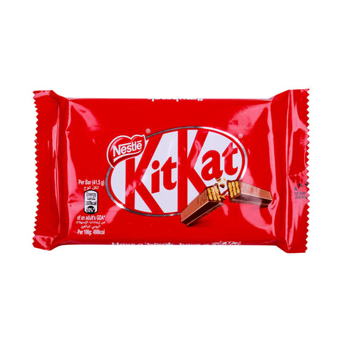 GETIT.QA- Qatar’s Best Online Shopping Website offers NESTLE KITKAT 4 FINGER EXTRA MILK CHOCOLATE & COCOA 41.5 G at the lowest price in Qatar. Free Shipping & COD Available!