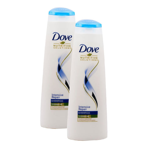 GETIT.QA- Qatar’s Best Online Shopping Website offers DOVE NUTRITIVE SOLUTIONS INTENSIVE REPAIR SHAMPOO 2 X 400ML at the lowest price in Qatar. Free Shipping & COD Available!