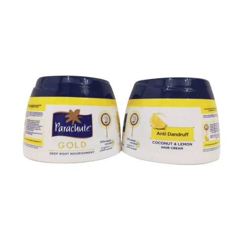 GETIT.QA- Qatar’s Best Online Shopping Website offers PARACHUTE GOLD COCONUT & LEMON HAIR CREAM 2 X 140 ML at the lowest price in Qatar. Free Shipping & COD Available!