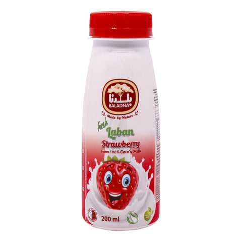 GETIT.QA- Qatar’s Best Online Shopping Website offers Baladna Fresh Laban Strawberry 200ml at lowest price in Qatar. Free Shipping & COD Available!