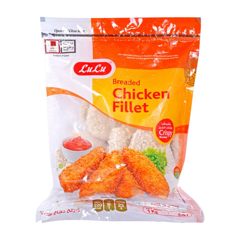 GETIT.QA- Qatar’s Best Online Shopping Website offers LULU BREADED CHICKEN FILLET 1KG at the lowest price in Qatar. Free Shipping & COD Available!
