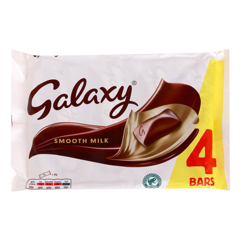 GETIT.QA- Qatar’s Best Online Shopping Website offers GALAXY SMOOTH MILK CHOCOLATE 4 X 42G at the lowest price in Qatar. Free Shipping & COD Available!