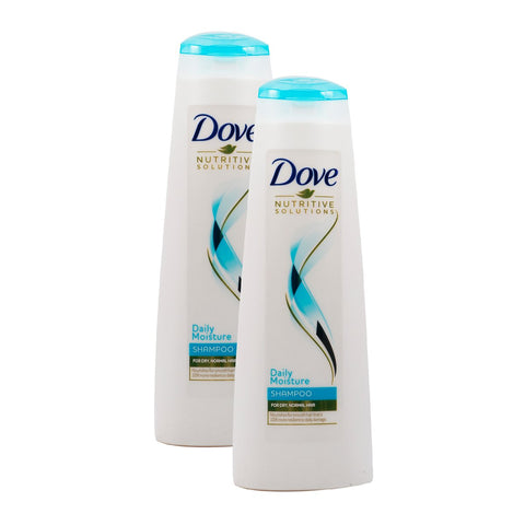GETIT.QA- Qatar’s Best Online Shopping Website offers DOVE NUTRITIVE SOLUTIONS DAILY MOISTURE SHAMPOO 2 X 400ML at the lowest price in Qatar. Free Shipping & COD Available!