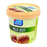 GETIT.QA- Qatar’s Best Online Shopping Website offers DANDY ICE CREAM MALAI KULFI WITH PISTACHIO & CASHEW NUTS 1LITRE at the lowest price in Qatar. Free Shipping & COD Available!