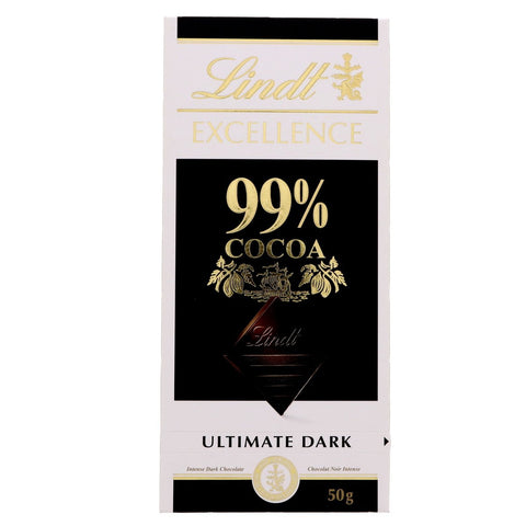 GETIT.QA- Qatar’s Best Online Shopping Website offers LINDT EXCELLENCE 99% COCOA ULTIMATE DARK CHOCOLATE 50 G at the lowest price in Qatar. Free Shipping & COD Available!