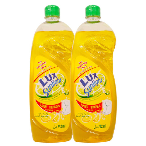 GETIT.QA- Qatar’s Best Online Shopping Website offers LUX SUNLIGHT DISHWASHING LEMON 2 X 742ML at the lowest price in Qatar. Free Shipping & COD Available!