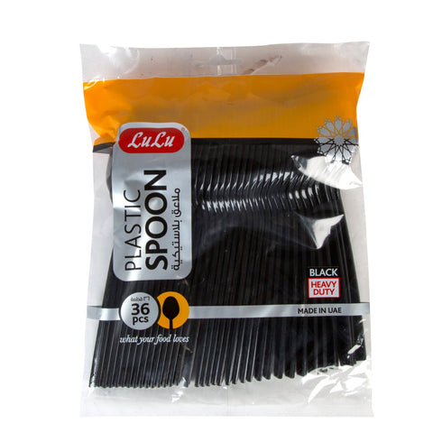 GETIT.QA- Qatar’s Best Online Shopping Website offers LULU PLASTIC SPOON BLACK 36PCS at the lowest price in Qatar. Free Shipping & COD Available!