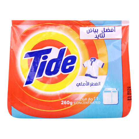 GETIT.QA- Qatar’s Best Online Shopping Website offers TIDE CONCENTRATED WASHING POWDER 260G at the lowest price in Qatar. Free Shipping & COD Available!