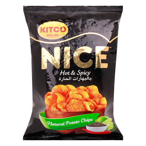 GETIT.QA- Qatar’s Best Online Shopping Website offers KITCO NICE HOT & SPICY POTATO CHIPS 30G at the lowest price in Qatar. Free Shipping & COD Available!