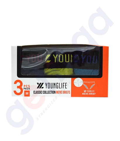Buy Younglife Classic Collection Mens Brief 3pcs Doha Qatar