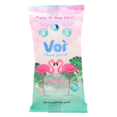 GETIT.QA- Qatar’s Best Online Shopping Website offers VOI ENJOY & STAY CLEANING WET WIPES 15PCS at the lowest price in Qatar. Free Shipping & COD Available!