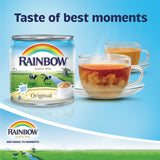 GETIT.QA- Qatar’s Best Online Shopping Website offers RAINBOW EVAPORATED MILK ORIGINAL 170G at the lowest price in Qatar. Free Shipping & COD Available!