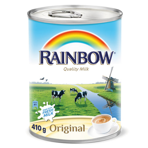 GETIT.QA- Qatar’s Best Online Shopping Website offers RAINBOW EVAPORATED MILK 410G at the lowest price in Qatar. Free Shipping & COD Available!