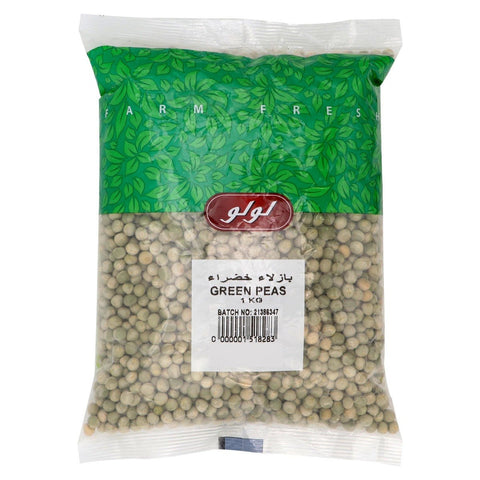 GETIT.QA- Qatar’s Best Online Shopping Website offers LULU GREEN PEAS 1KG at the lowest price in Qatar. Free Shipping & COD Available!