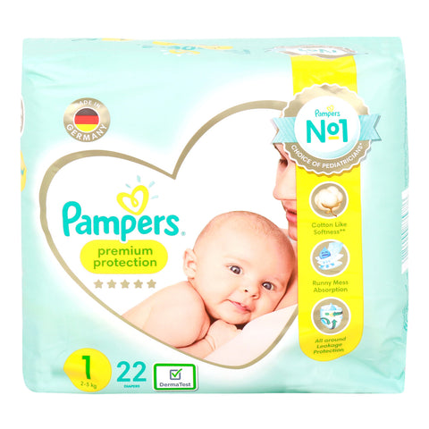 GETIT.QA- Qatar’s Best Online Shopping Website offers PAMPERS PREMIUM BABY DIAPERS SIZE 1-- 2-5KG 22PCS at the lowest price in Qatar. Free Shipping & COD Available!