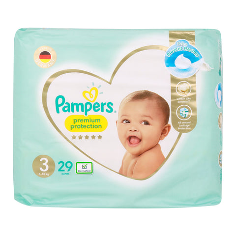 GETIT.QA- Qatar’s Best Online Shopping Website offers PAMPERS PREMIUM BABY DIAPERS SIZE 3-- 6-10KG 29PCS at the lowest price in Qatar. Free Shipping & COD Available!