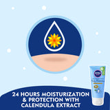 GETIT.QA- Qatar’s Best Online Shopping Website offers NIVEA BABY FACE AND BODY CREAM CALENDULA EXTRACT 100ML at the lowest price in Qatar. Free Shipping & COD Available!