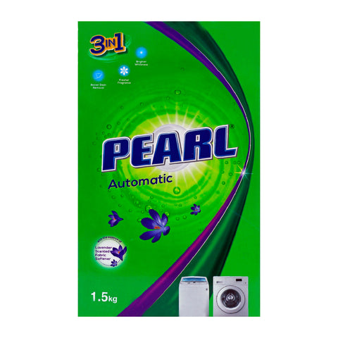 GETIT.QA- Qatar’s Best Online Shopping Website offers PEARL AUTOMATIC WASHING POWDER LOW FOAM LAVENDER 1.5KG at the lowest price in Qatar. Free Shipping & COD Available!