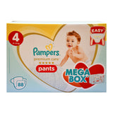 GETIT.QA- Qatar’s Best Online Shopping Website offers PAMPERS DIAPER PANTS SIZE 4 9-14KG MEGA BOX 88 PCS at the lowest price in Qatar. Free Shipping & COD Available!