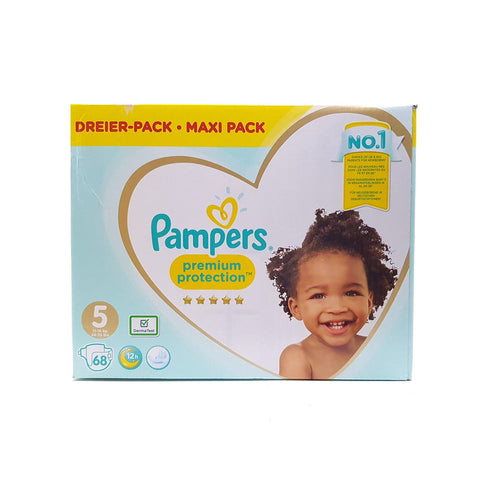 GETIT.QA- Qatar’s Best Online Shopping Website offers PAMPERS PREMIUM PROTECTION MAXI PACK NO.5 11-16KG 68PCS at the lowest price in Qatar. Free Shipping & COD Available!