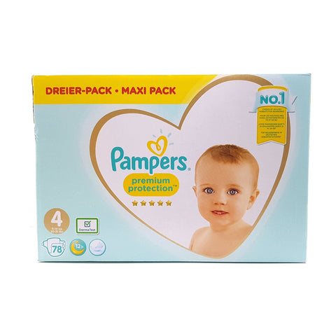 GETIT.QA- Qatar’s Best Online Shopping Website offers PAMPERS PREMIUM PROTECTION MAXI PACK NO.4 9-14KG 78PCS at the lowest price in Qatar. Free Shipping & COD Available!