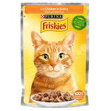 GETIT.QA- Qatar’s Best Online Shopping Website offers PURINA FRISKIES CHICKEN CHUNKS IN GRAVY WET CAT FOOD POUCH 85G at the lowest price in Qatar. Free Shipping & COD Available!