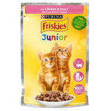 GETIT.QA- Qatar’s Best Online Shopping Website offers PURINA FRISKIES KITTEN CHICKEN CHUNKS IN GRAVY WET CAT FOOD POUCH 85G at the lowest price in Qatar. Free Shipping & COD Available!