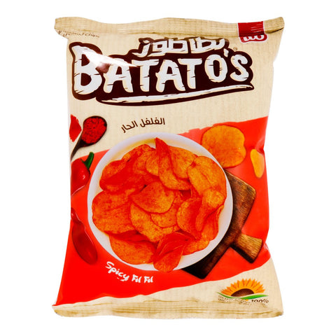 GETIT.QA- Qatar’s Best Online Shopping Website offers BATATO'S SPICY FIL FIL CHIPS 30G at the lowest price in Qatar. Free Shipping & COD Available!