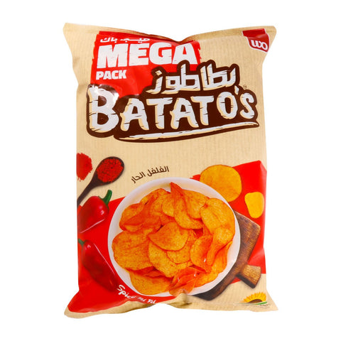 GETIT.QA- Qatar’s Best Online Shopping Website offers BATATO'S SPICY FIL FIL CHIPS 167G at the lowest price in Qatar. Free Shipping & COD Available!