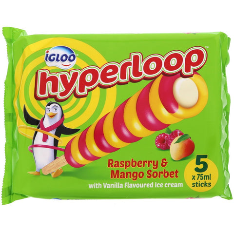 GETIT.QA- Qatar’s Best Online Shopping Website offers IGLOO HYPERLOOP ICE CREAM STICK 5 X 75ML at the lowest price in Qatar. Free Shipping & COD Available!