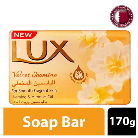 GETIT.QA- Qatar’s Best Online Shopping Website offers LUX SOAP VELVET JASMINE 170G at the lowest price in Qatar. Free Shipping & COD Available!
