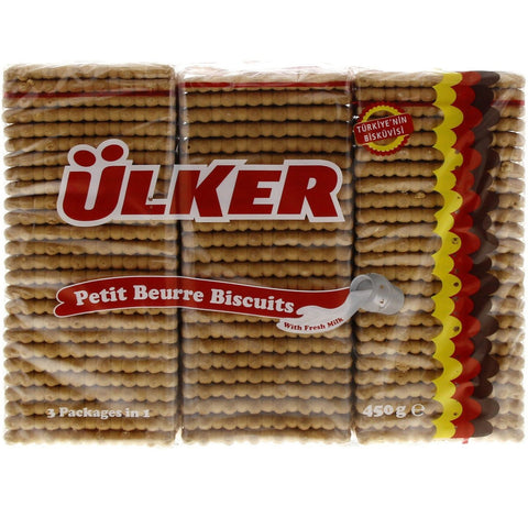 GETIT.QA- Qatar’s Best Online Shopping Website offers ULKER PETIT BEURRE BISCUITS 3 PACKAGES IN 1 450G at the lowest price in Qatar. Free Shipping & COD Available!