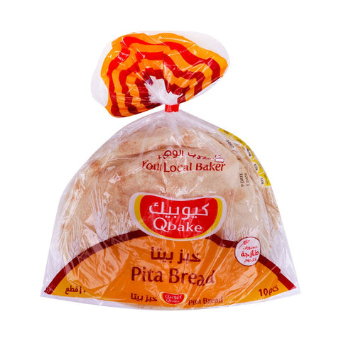 Qbake Arabic Pita Bread Big 10pcs
