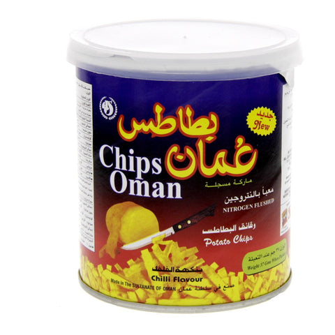 GETIT.QA- Qatar’s Best Online Shopping Website offers OMAN POTATO CHIPS CHILLI FLAVOUR 37G at the lowest price in Qatar. Free Shipping & COD Available!