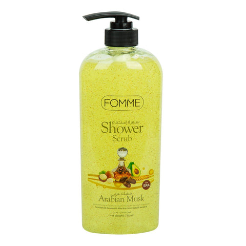 GETIT.QA- Qatar’s Best Online Shopping Website offers FOMME SHOWER GEL SCRUB ARABIAN MUSK 730 ML at the lowest price in Qatar. Free Shipping & COD Available!