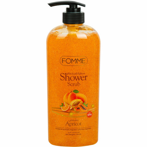 GETIT.QA- Qatar’s Best Online Shopping Website offers FOMME SHOWER GEL SCRUB APRICOT 730 ML at the lowest price in Qatar. Free Shipping & COD Available!