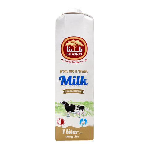 GETIT.QA- Qatar’s Best Online Shopping Website offers BALADNA MILK DOUBLE CREAM 1LITRE at the lowest price in Qatar. Free Shipping & COD Available!