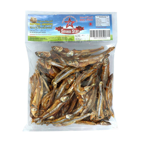 GETIT.QA- Qatar’s Best Online Shopping Website offers SEVEN STAR DRIED NATHAL (ANCHOVY) 100 G at the lowest price in Qatar. Free Shipping & COD Available!