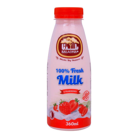 GETIT.QA- Qatar’s Best Online Shopping Website offers Baladna Fresh Milk Strawberry 360m at lowest price in Qatar. Free Shipping & COD Available!