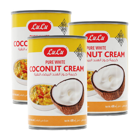 GETIT.QA- Qatar’s Best Online Shopping Website offers LULU COCONUT CREAM 3 X 400ML at the lowest price in Qatar. Free Shipping & COD Available!