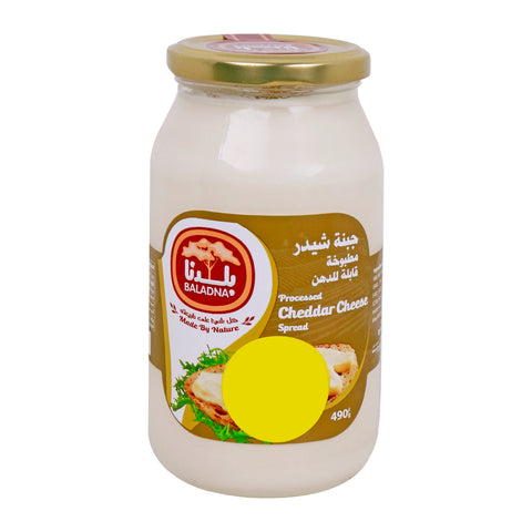 GETIT.QA- Qatar’s Best Online Shopping Website offers BALADNA PROCESSED CHEDDAR CHEESE SPREAD 490G at the lowest price in Qatar. Free Shipping & COD Available!