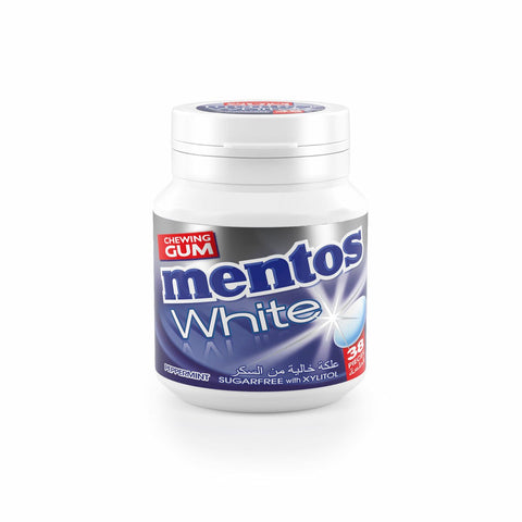 GETIT.QA- Qatar’s Best Online Shopping Website offers MENTOS WHITE SUGAR FREE CHEWING GUM PEPPERMINT FLAVOUR 54 G at the lowest price in Qatar. Free Shipping & COD Available!