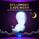 GETIT.QA- Qatar’s Best Online Shopping Website offers ALWAYS DREAMZZ PAD CLEAN & DRY MAXI THICK NIGHT LONG SANITARY PADS WITH WINGS 20PCS at the lowest price in Qatar. Free Shipping & COD Available!