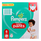 GETIT.QA- Qatar’s Best Online Shopping Website offers PAMPERS BABY-DRY NAPPY PANTS DIAPER SIZE 6 15+ KG 66 PCS at the lowest price in Qatar. Free Shipping & COD Available!